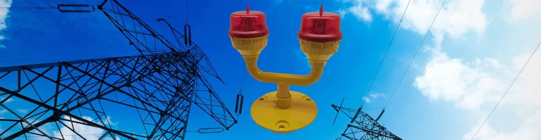 Precio de fábrica Interruptores DIP IP66 Luz de balizaje de baja intensidad Luz de obstrucción de aviación para torre de transmisión Edificio de gran altura Chimenea industrial