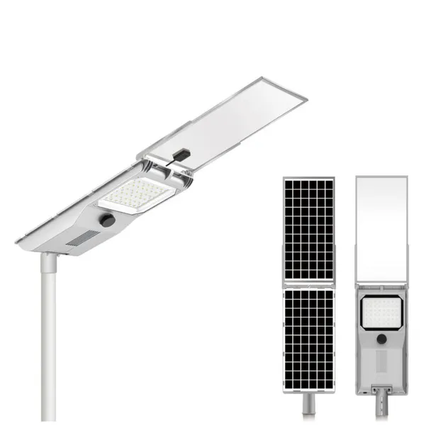 Luz Solar de Calle - Detalle frontal