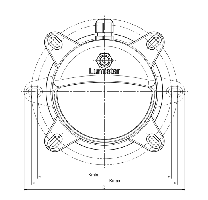 Fácil de ensamblar, duradero Lumistar-LED80, 100, 125, 150, 175, 225 para industrial