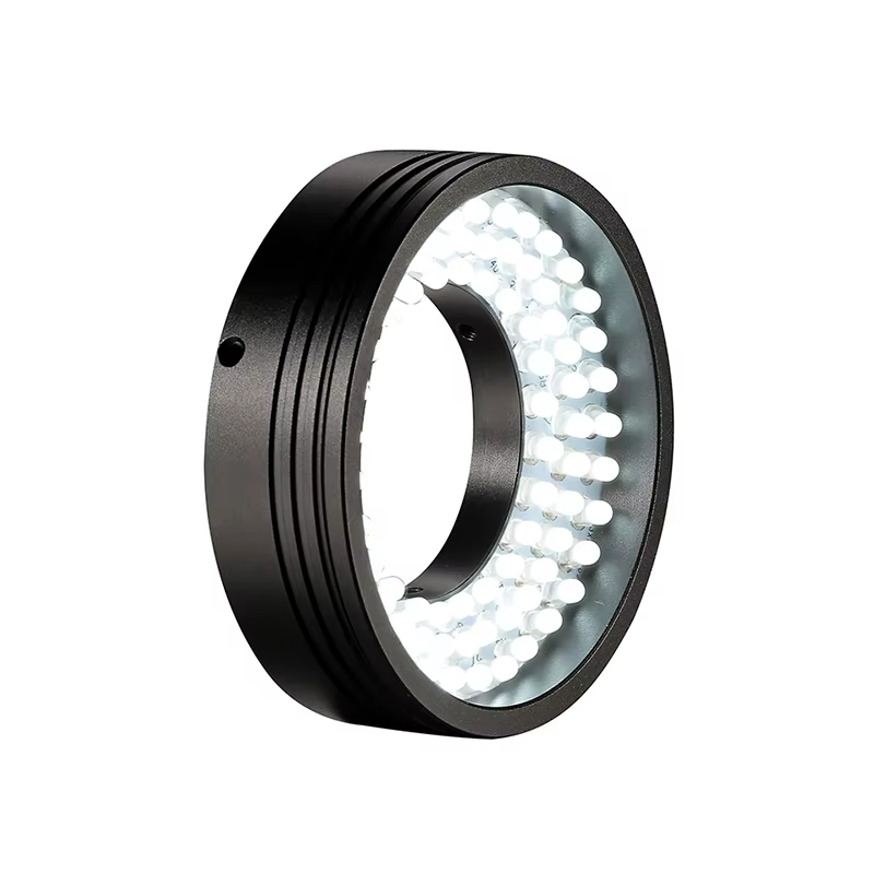 52*20mm Ángulo Bajo 45 Grados Blanco/Rojo/Verde Azul/IR/UV Luz de Anillo LED Industrial Personalizada para Visión de Máquinas