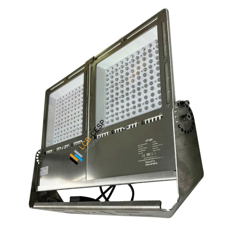 Iluminación Industrial LED de Alta Resistencia Floodlight 100W-1200W,, 100-277V, 5000K, Lámpara de Inundación Spot Marina