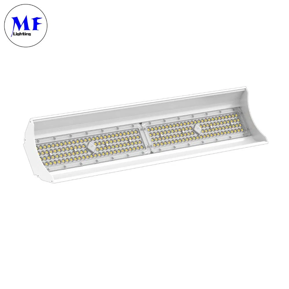 50W 100W 150W 200W IP66 Lámpara LED para centro comercial Iluminación de supermercado Luz lineal de techo para planta, almacén y fábrica