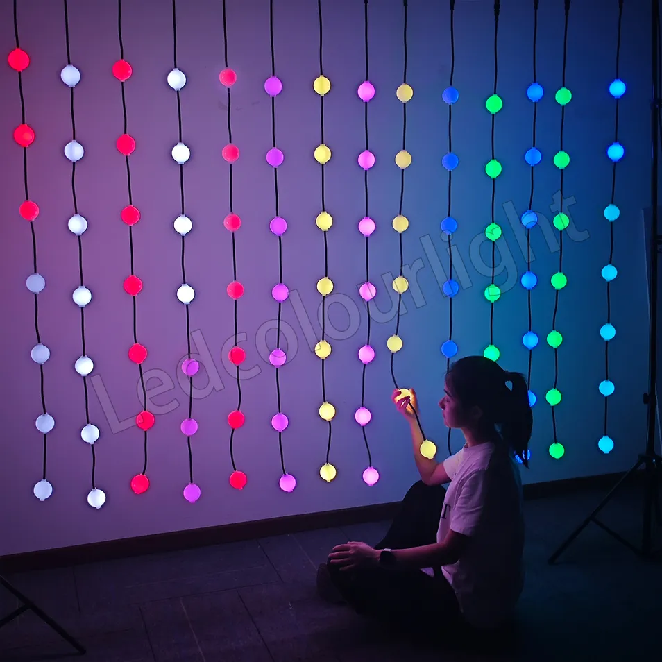 RGB 3D LED Ball Luz colgante