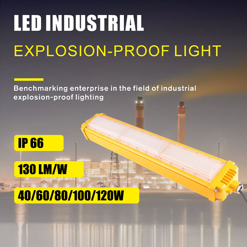 Luminaria lineal LED de grado industrial para áreas peligrosas