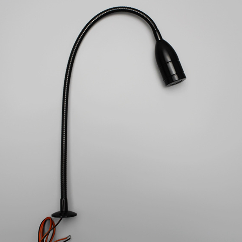 Luz de trabajo industrial con base magnética de cuello flexible para torno, banco de trabajo, parrilla, lectura, máquina CNC, luz LED para máquina de coser