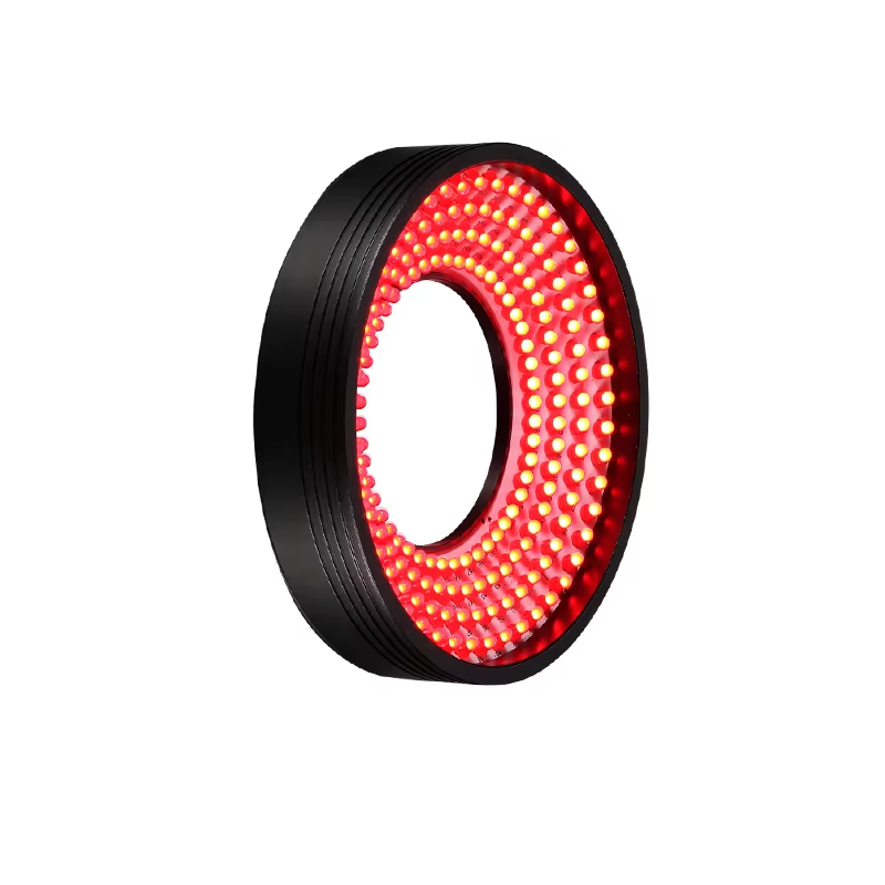 52*20mm Ángulo Bajo 45 Grados Blanco/Rojo/Verde Azul/IR/UV Luz de Anillo LED Industrial Personalizada para Visión de Máquinas