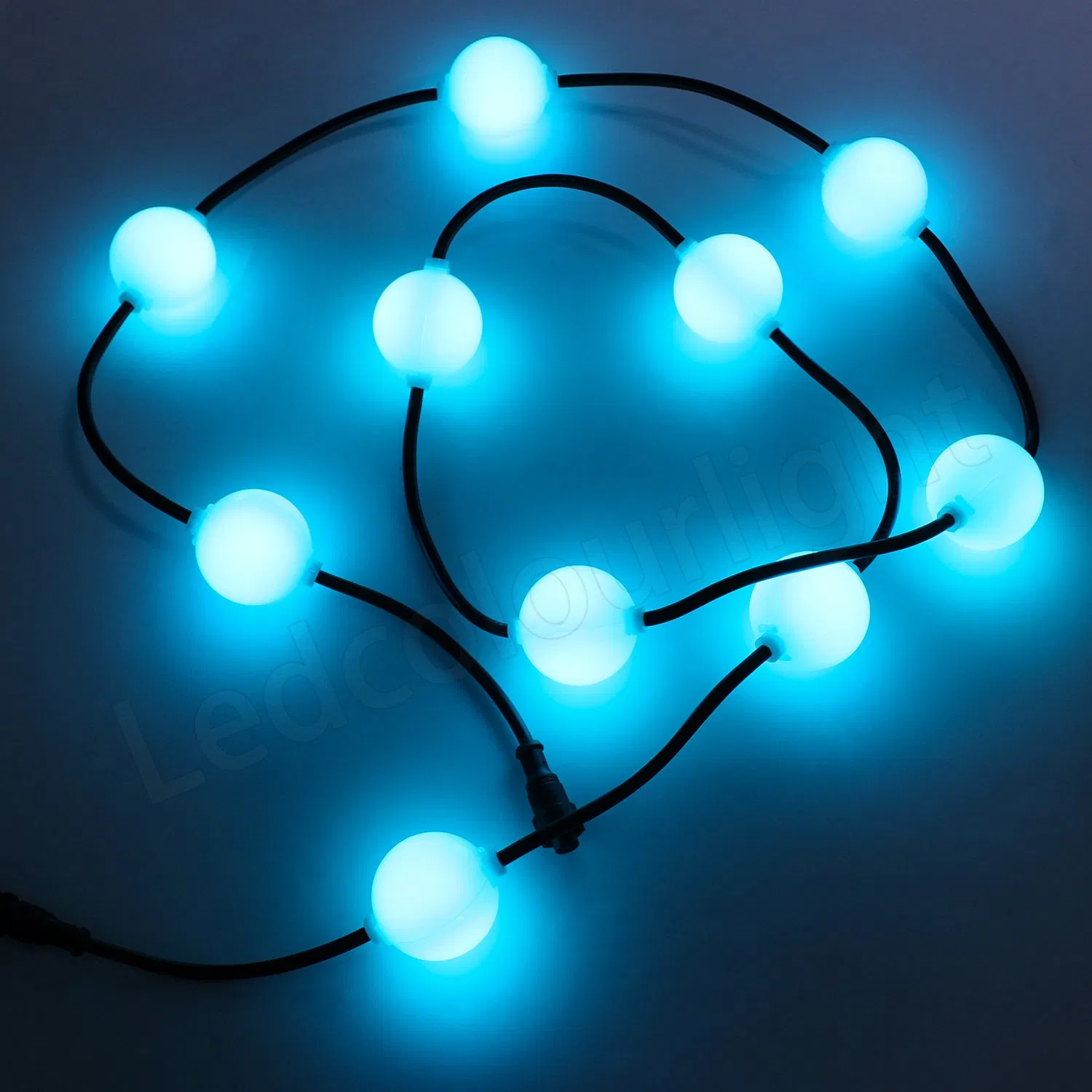 50mm DC24V Luz de escenario DMX de bola de píxeles RGB, luces LED de jardín para interiores y exteriores, iluminación LED para el hogar y techo (venta al por mayor de fábrica de iluminación de bola 3D)