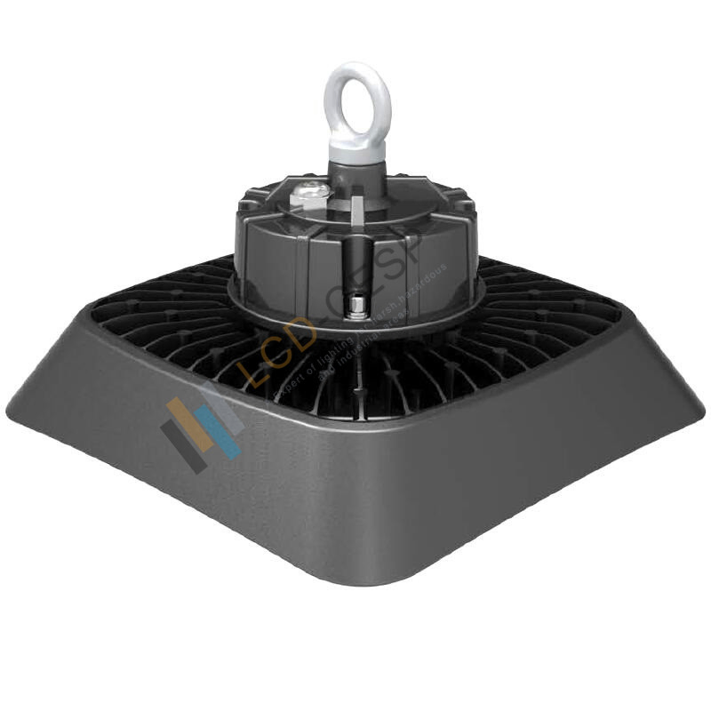 IP65 Focos LED Industriales de Bajo Deslumbramiento 100W 120W 150W 200W Foco Comercial de Alta Bahía con Sensor de Movimiento y Baja Bahía