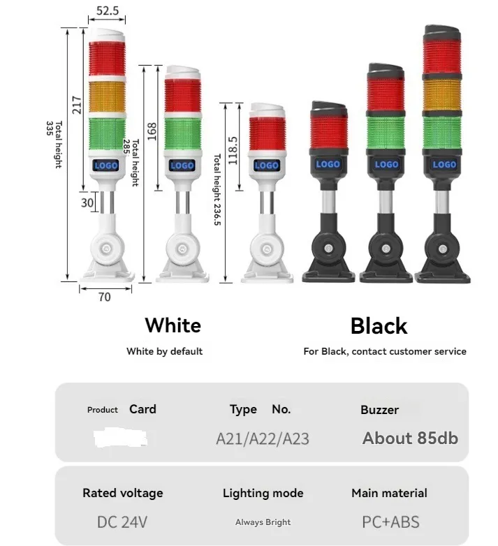 Luz de advertencia LED Parámetros 5