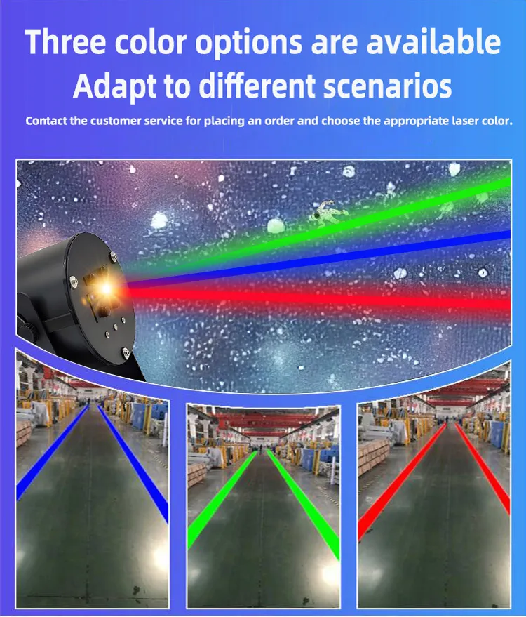 IP27/IP65 Proyector de línea láser virtual industrial verde de LED 1