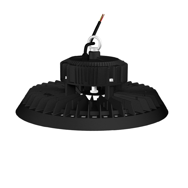 210lm/W Lámpara de iluminación LED de bajo bay para tienda, gimnasio, deporte, cancha, fábrica, taller, sensor industrial 300W 250W 100W 150W 200W Luz LED de alta bahía tipo UFO