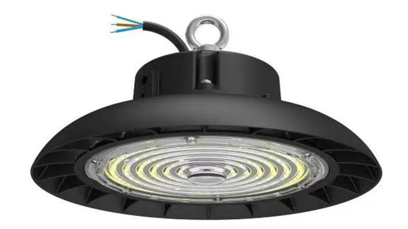 Lámpara de alta bahía industrial tipo UFO LED para almacén y garaje