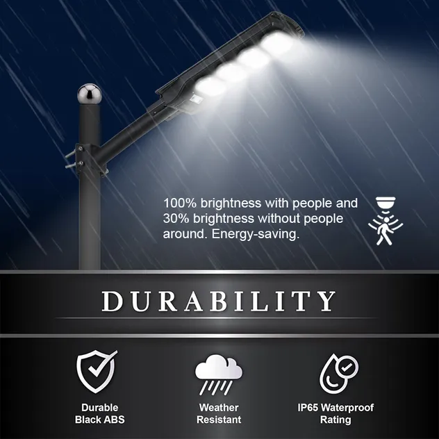 Lámpara Solar Industrial IP66 para Infraestructura Profesional de Exterior de Alta Resistencia