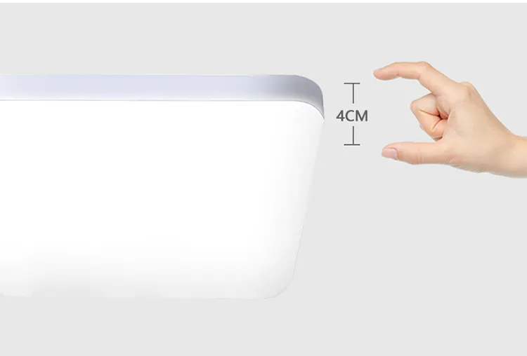 Diseño delgado de lámpara de techo led