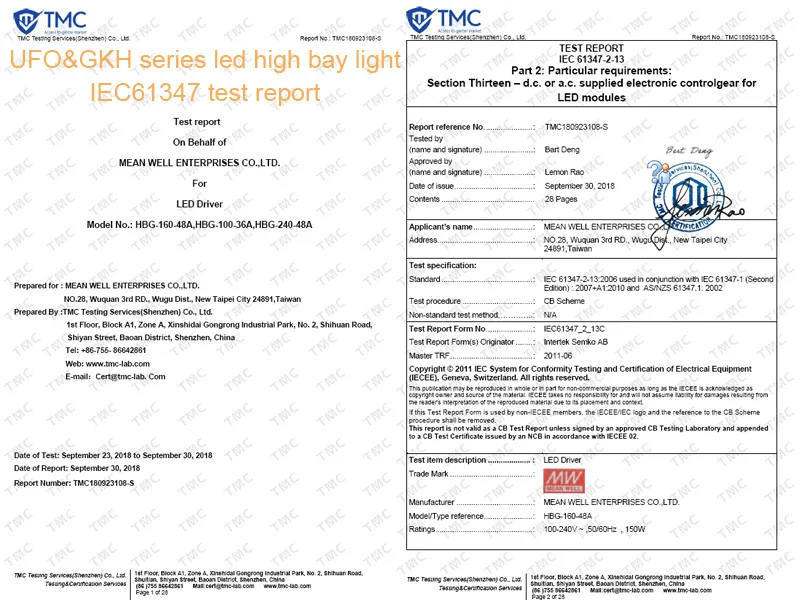 IP65 Lámpara Colgante Industrial de Canopy a Prueba de Explosiones UFO Luz de Bahía Alta para Iluminación de Almacén Taller Iluminación LED de Bahía Alta 100W 150W 200W 250W