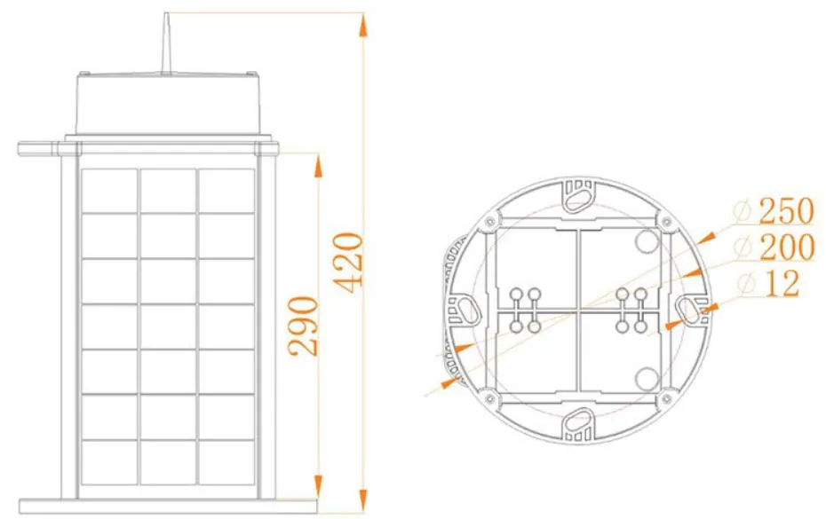 Dimensiones del Producto Plano 1
