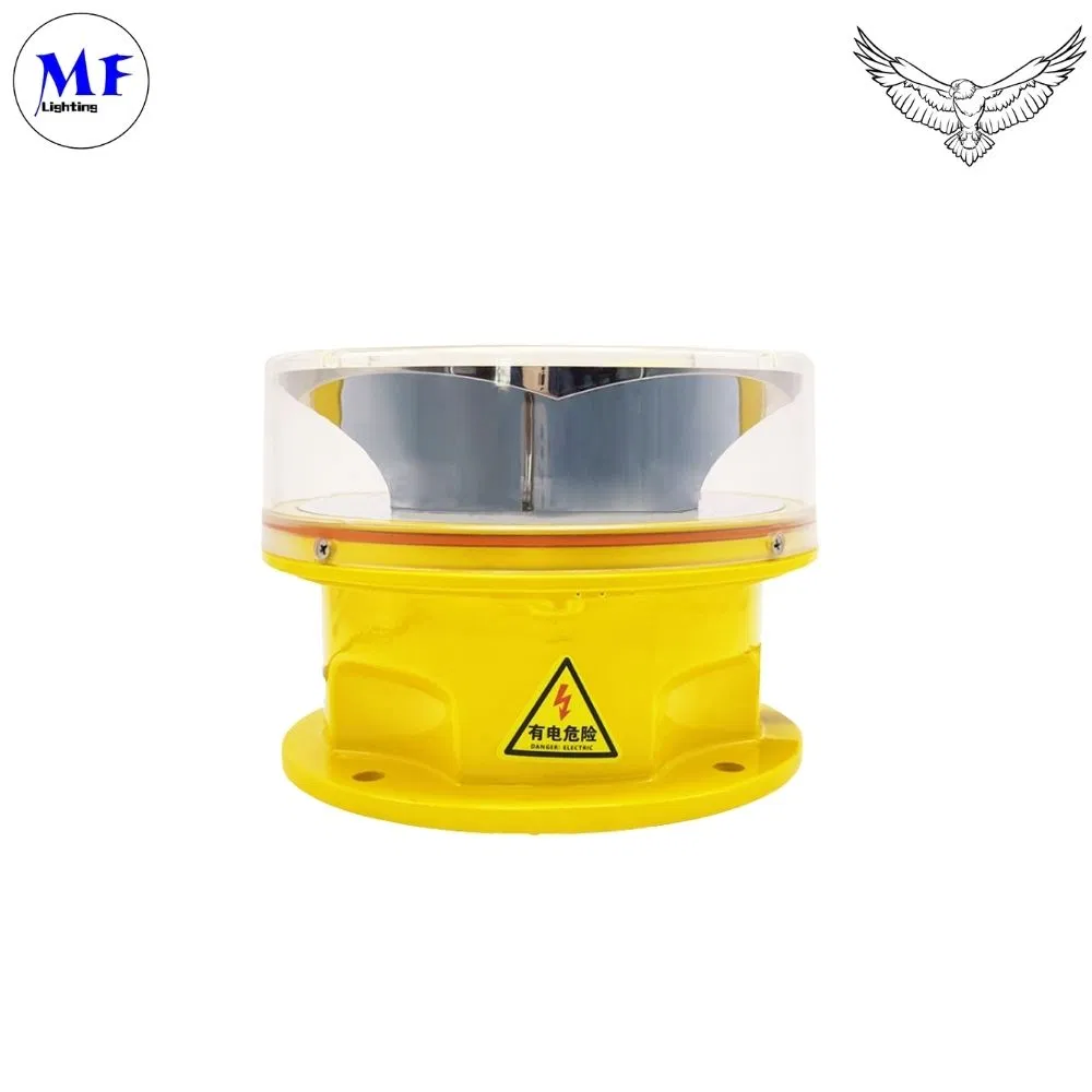 Luz de advertencia intermitente LED de intensidad media 45-105mete L864 Luz LED de torre a prueba de agua Luz de advertencia para aeronaves Luz de obstáculo de aviación