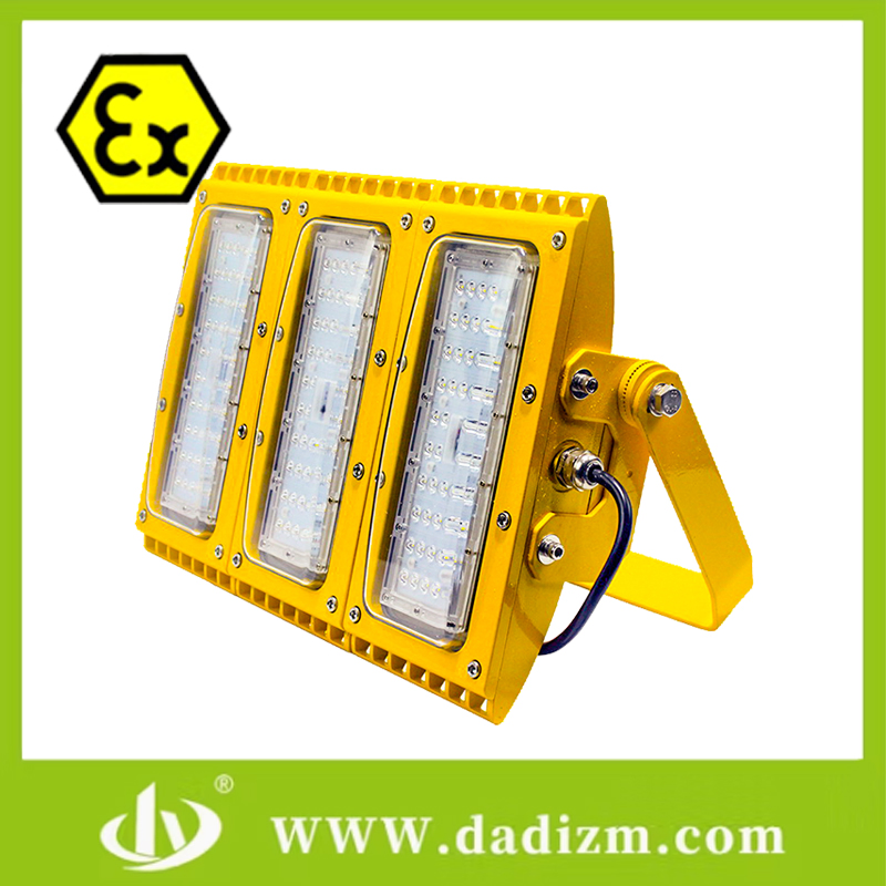 Iluminación LED a prueba de explosiones ATEX Luz de emergencia Proyector Zona 1 Zona 2 Iluminación para áreas peligrosas en minería de carbón Seguridad industrial IP66 Bfc8600A 30W~500W