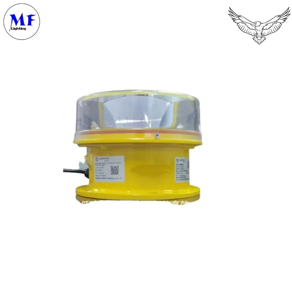 Luz de advertencia intermitente LED de intensidad media 45-105mete L864 Luz LED de torre a prueba de agua Luz de advertencia para aeronaves Luz de obstáculo de aviación