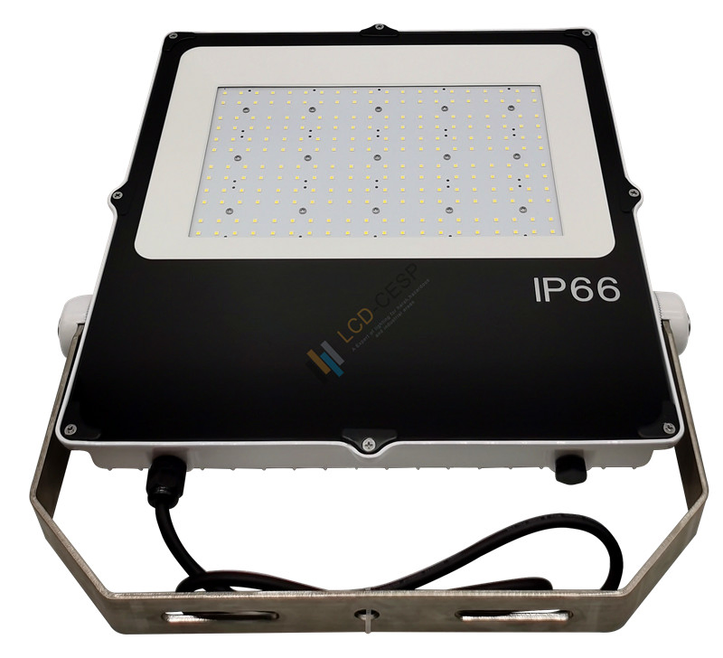 Luz de inundación LED de aleación de aluminio ADC12 luminaria de fundición a presión 200W luces de proyector para iluminación de edificios, focos solares con fabricación de controlador MW en China