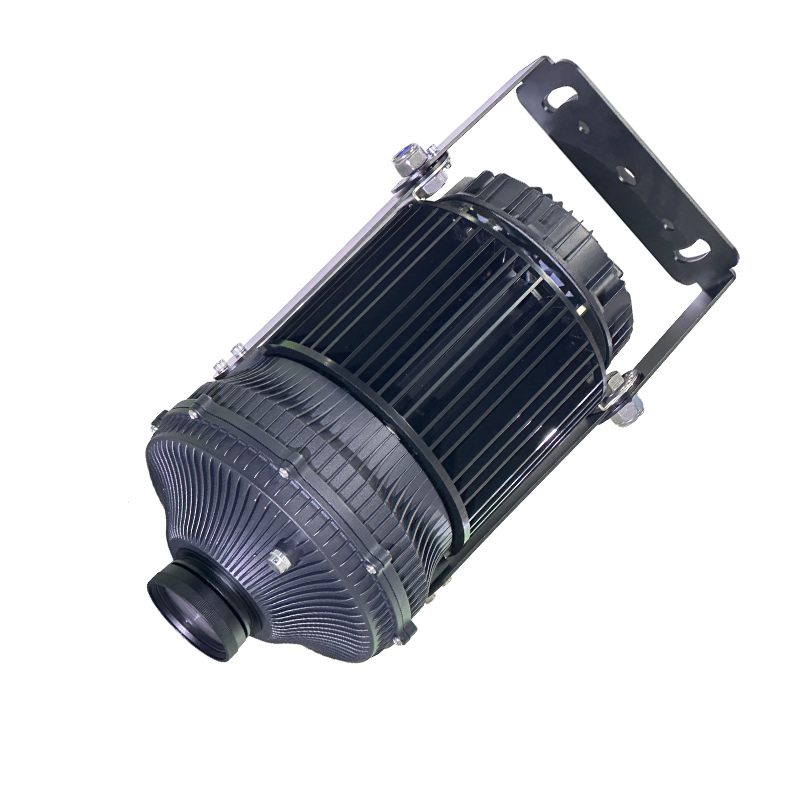 Cámara Ai de detección de carretillas elevadoras o personas con alta luminosidad, señales industriales virtuales, proyector de gobo 320W IP65
