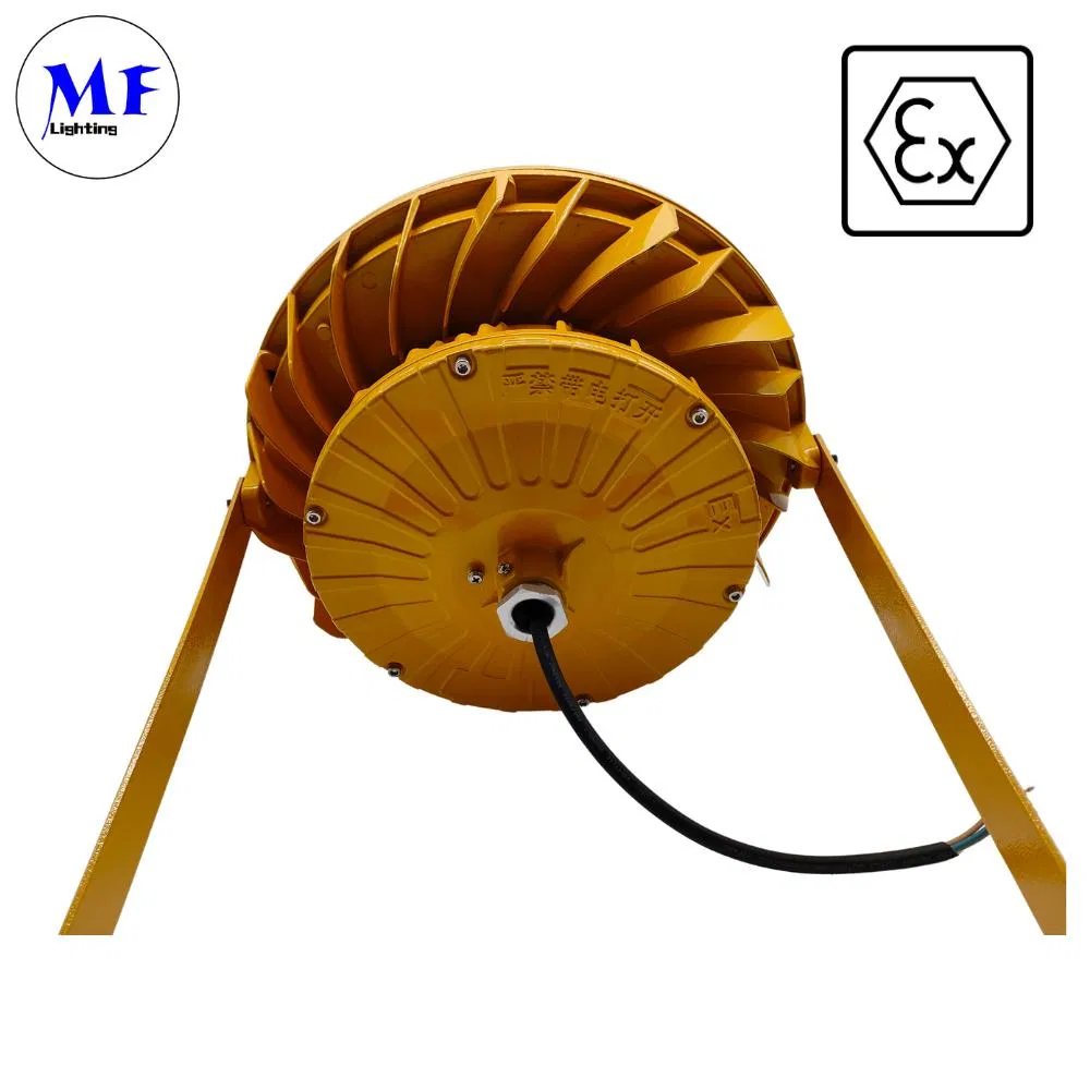 50W/100W/150W/200W/300W Luz LED a prueba de explosiones aprobada por ATEX para la industria del gas, luz ligera de aceite de LNG, residencial e industrial