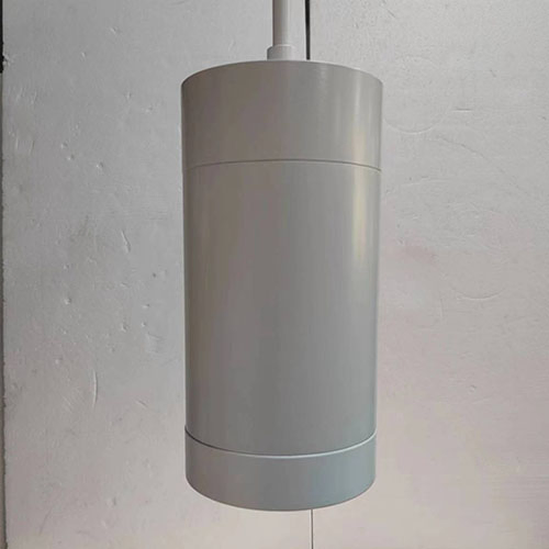 Lámpara colgante cilíndrica de estilo industrial LED, lámparas de araña modernas nórdicas, lámpara colgante inteligente de riel, iluminación Guzhen