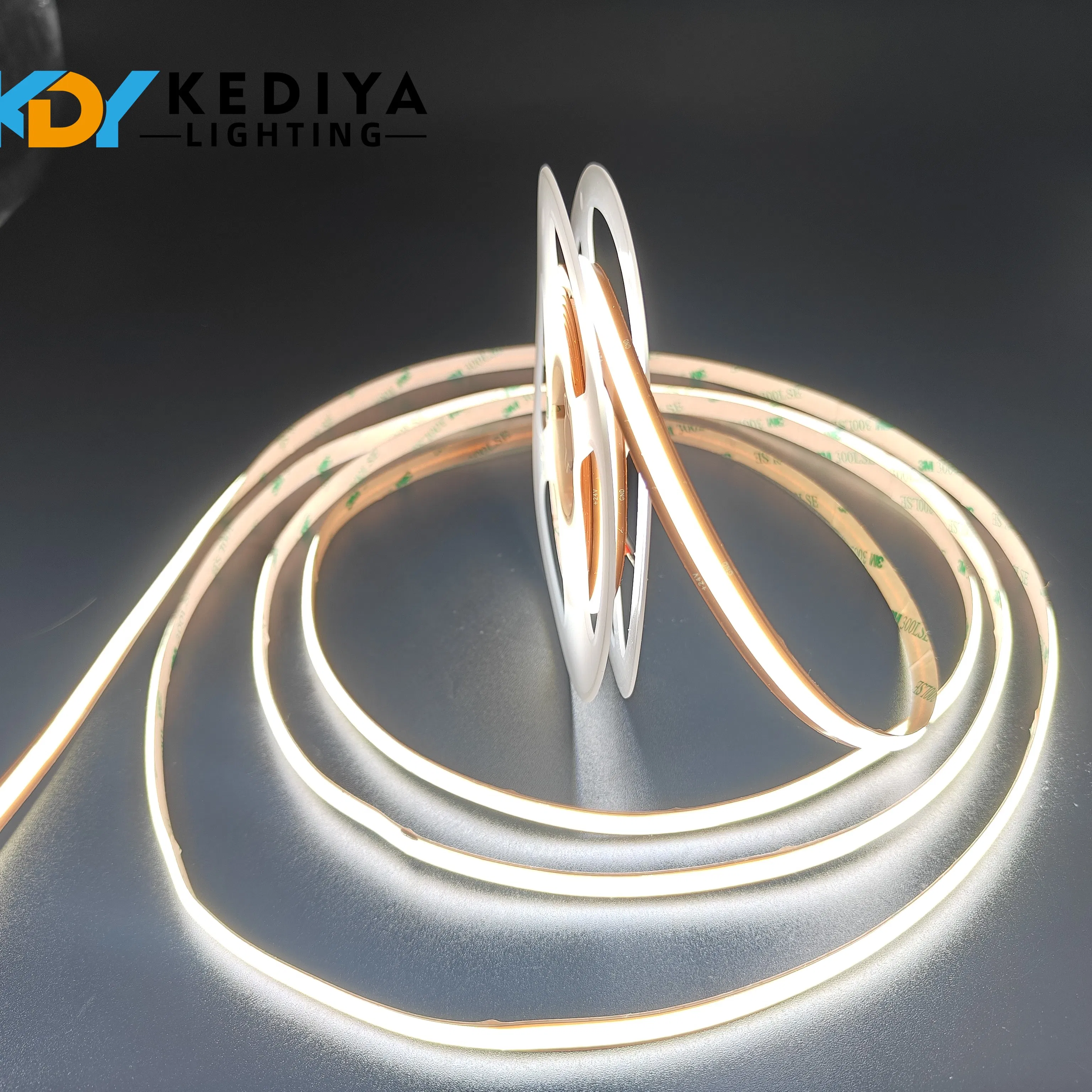 Tiras de luces LED COB ultra brillantes Ra90 para una iluminación elegante del hogar