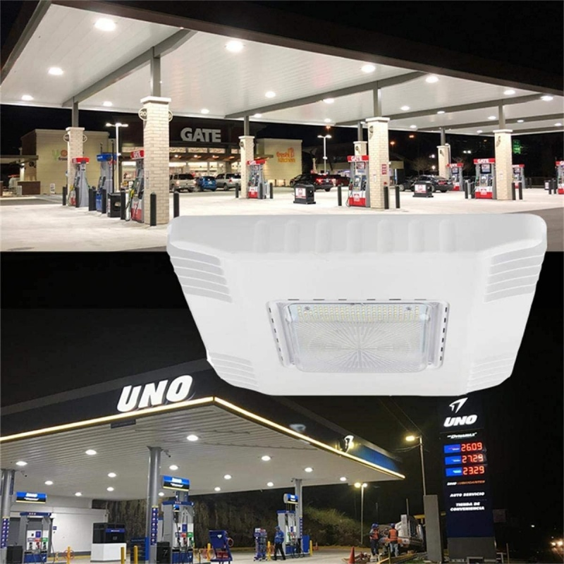 Luz de Canopy LED Rápida Shipping150W para Estacionamiento, Garaje, Industrial, Gasolinera, Luz LED de Bajo Techo Impermeable