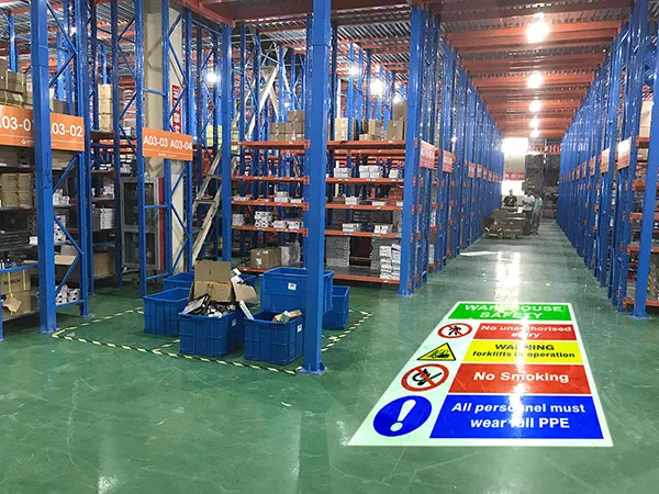 Señales de advertencia industriales de alta luminosidad LED 240W proyector Gobo para uso en taller y almacén