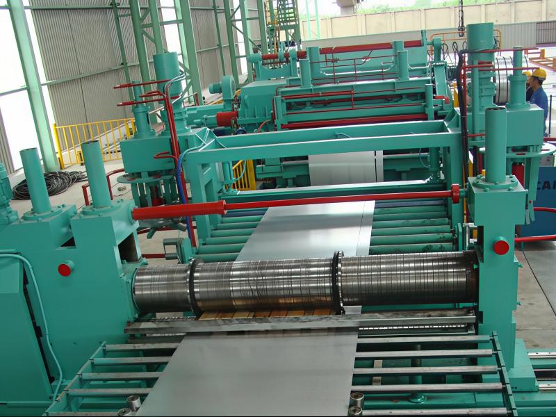 Commissioning a new slitting line before production