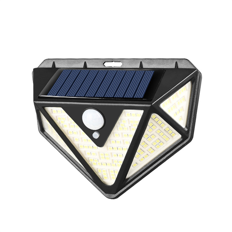 China 166LED Solar Lights Outdoor, 3 Modes 270° Lighting Angle Solar Motion Sensor Security Lights Manufacturers, Factory