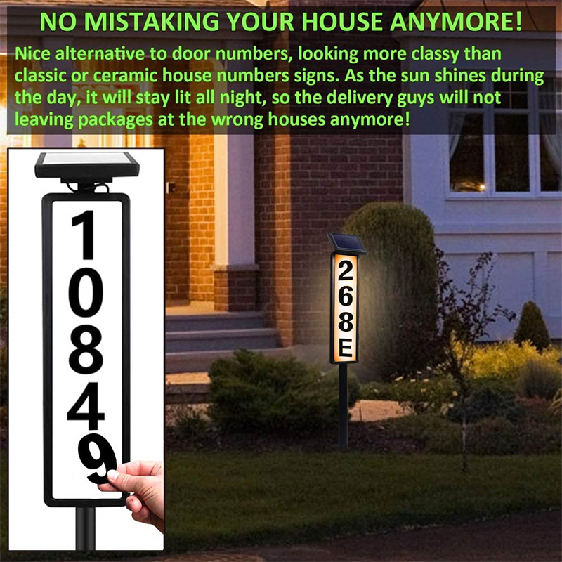 Solar plaque sticker application
