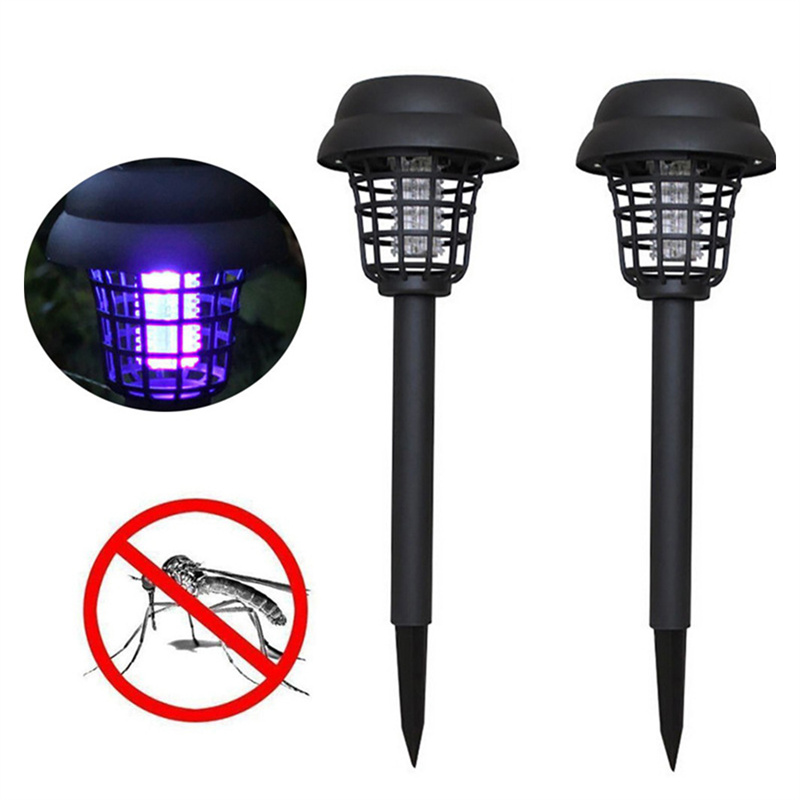 Custom Solar Bug Zapper Outdoor Waterproof UV LED Solar Powered Mosquito Killer Lamp for Garden Yard and Indoor Manufacturer, Factories