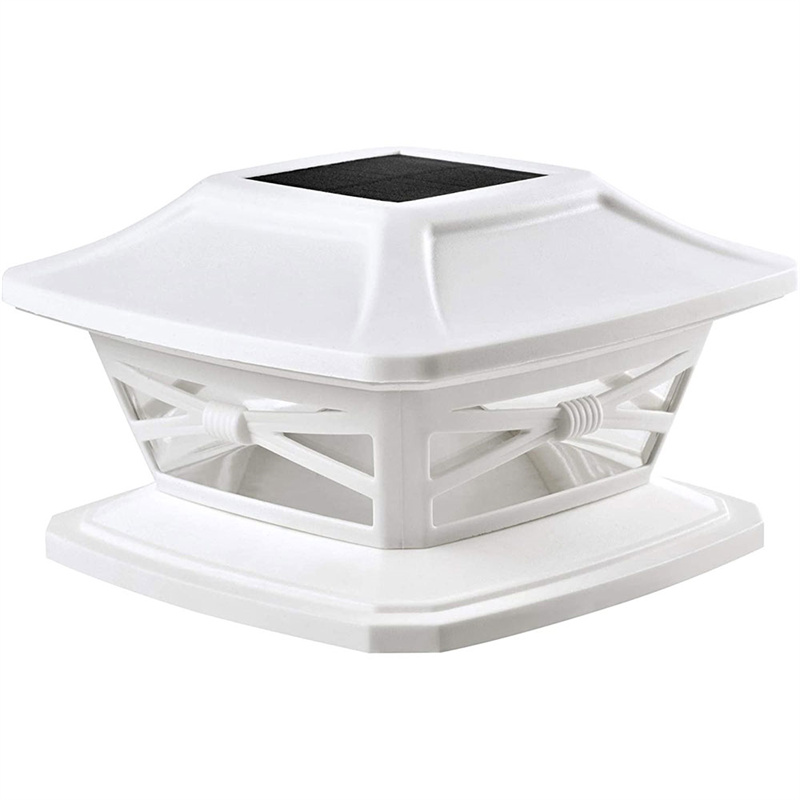 Custom Solar Outdoor Post Cap Lights Includes Bases for 4x4 5x5 6x6 Wooden Posts Manufacturer, Supplier