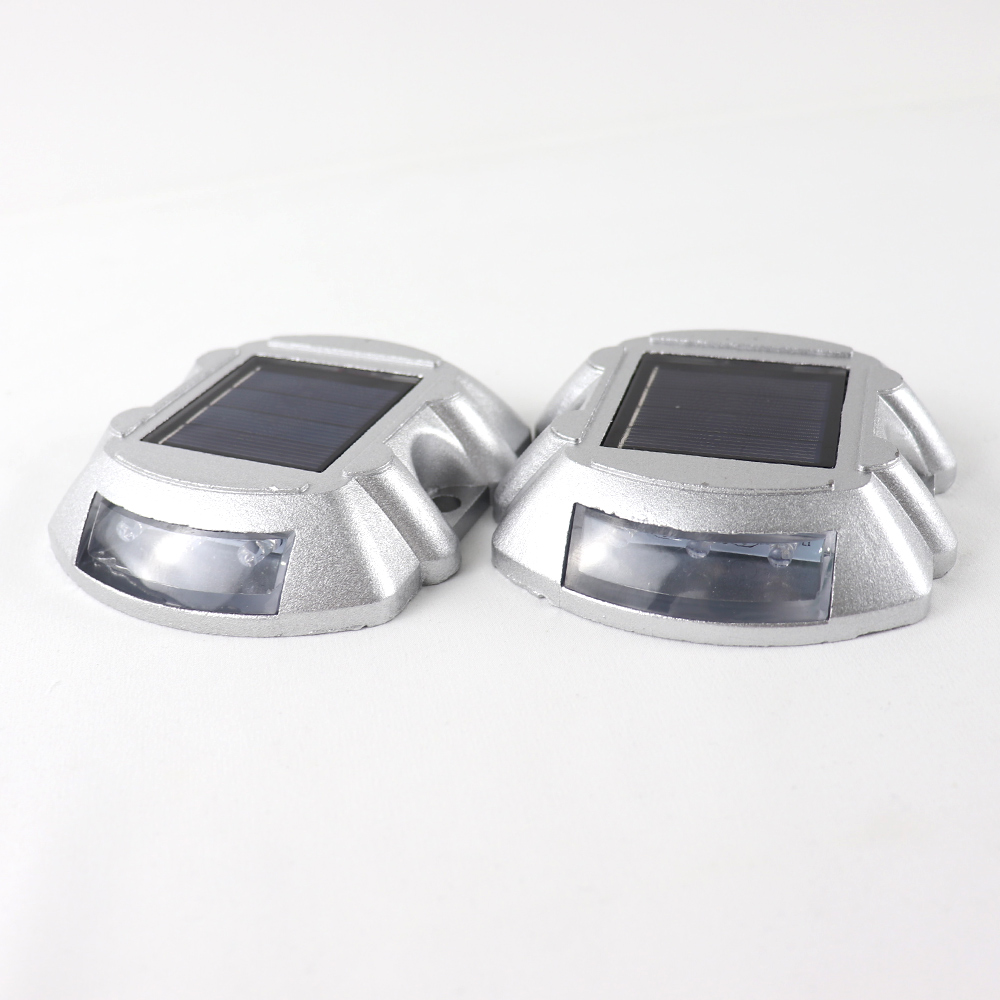 Custom Solar Deck Lights, 6 Led IP68 Waterproof Outdoor Warning Step Lights Solar Road Stud Lamp for Driveway, Sidewalk Suppliers, Factory