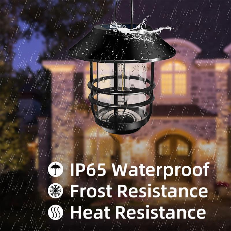 China Glass Solar Pendant Light Waterproof Solar Outdoor Wall Light Manufacturer, Suppliers