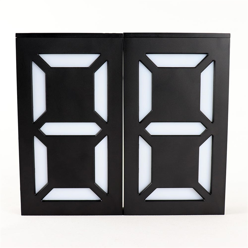 OEM DIY Outdoor LED Illuminated Address Sign RGB Solar House Numbers For Outside Supplier, Factory