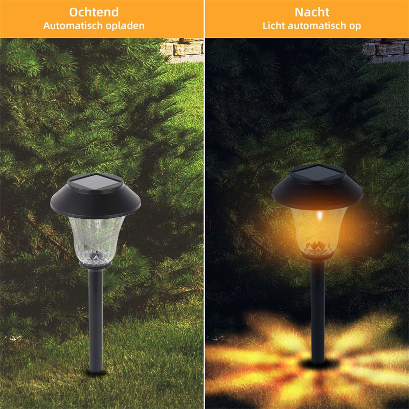 Solar pathway light installation layout