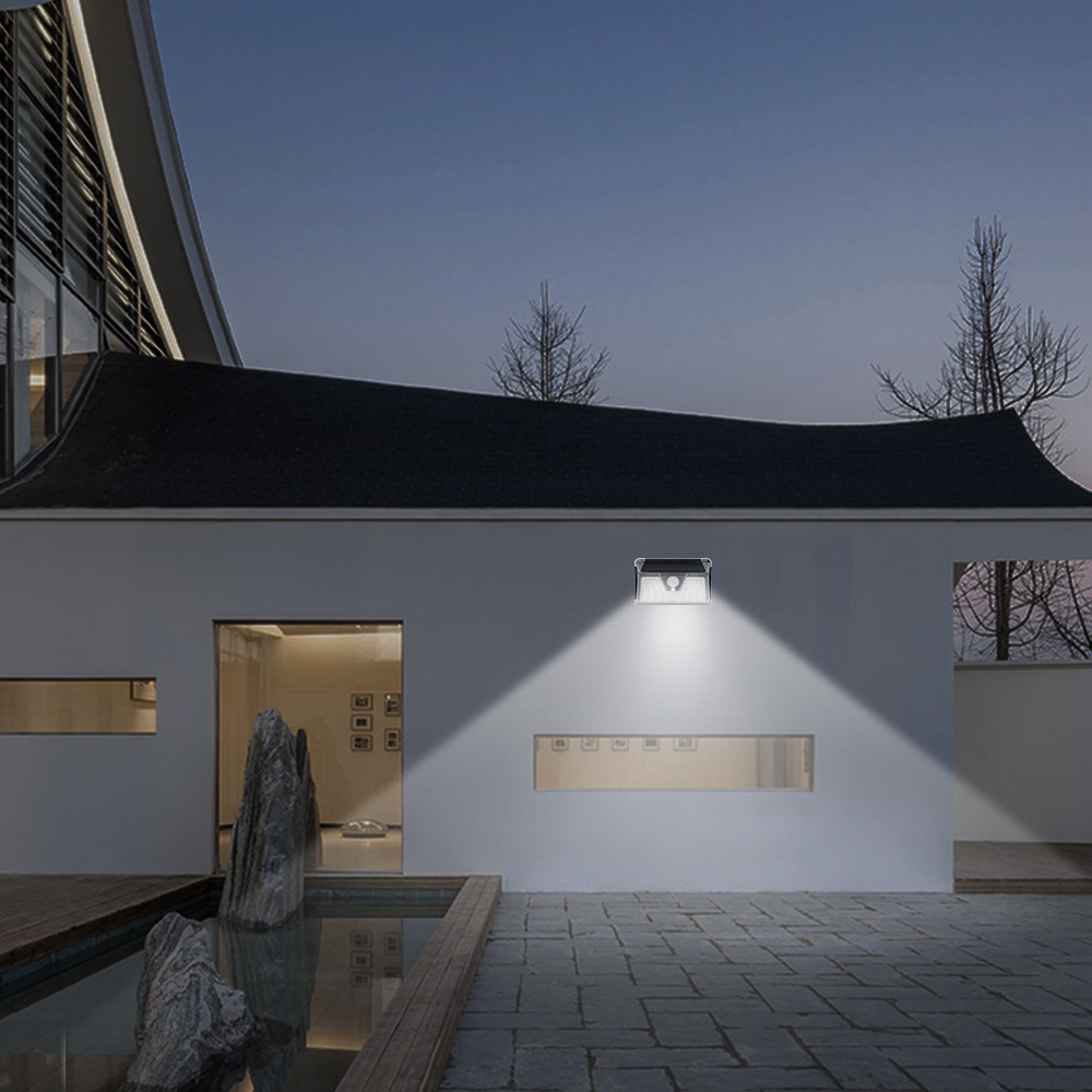 Custom 73 LED Outdoor Sensor Garden Wall Lights Human Motion Sensor Solar Lights Suppliers, Factories