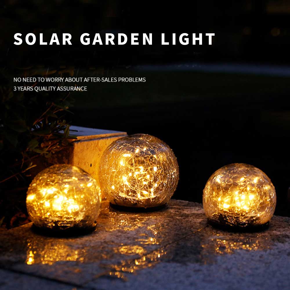 Solar Ball Light Outdoor View