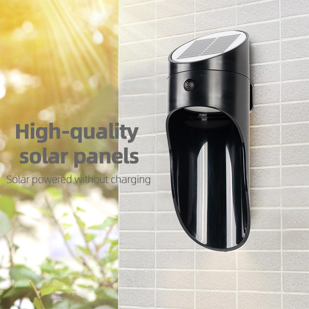 Solar Powered Outdoor Wall Light Design 1