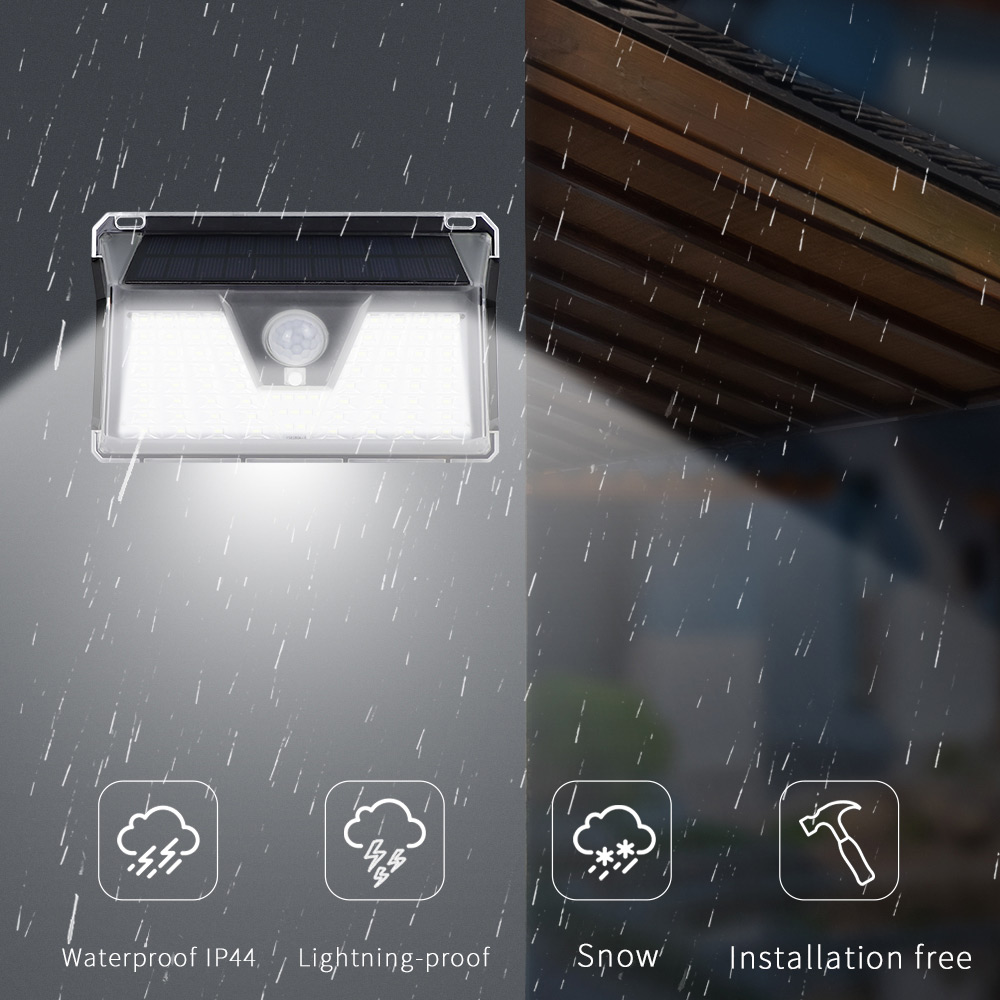 Custom 73 LED Outdoor Sensor Garden Wall Lights Human Motion Sensor Solar Lights Suppliers, Factories