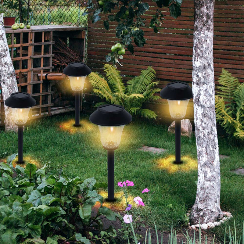 Solar outdoor walkway light design