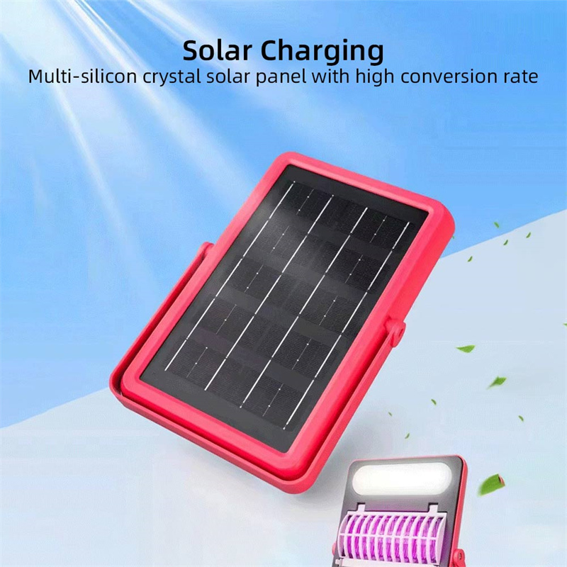 Custom Outdoor Mosquito Repellent Lamp Waterproof Electric Shock Insect Repellent Repellent With Solar Camping Lamp Supplier, Factory