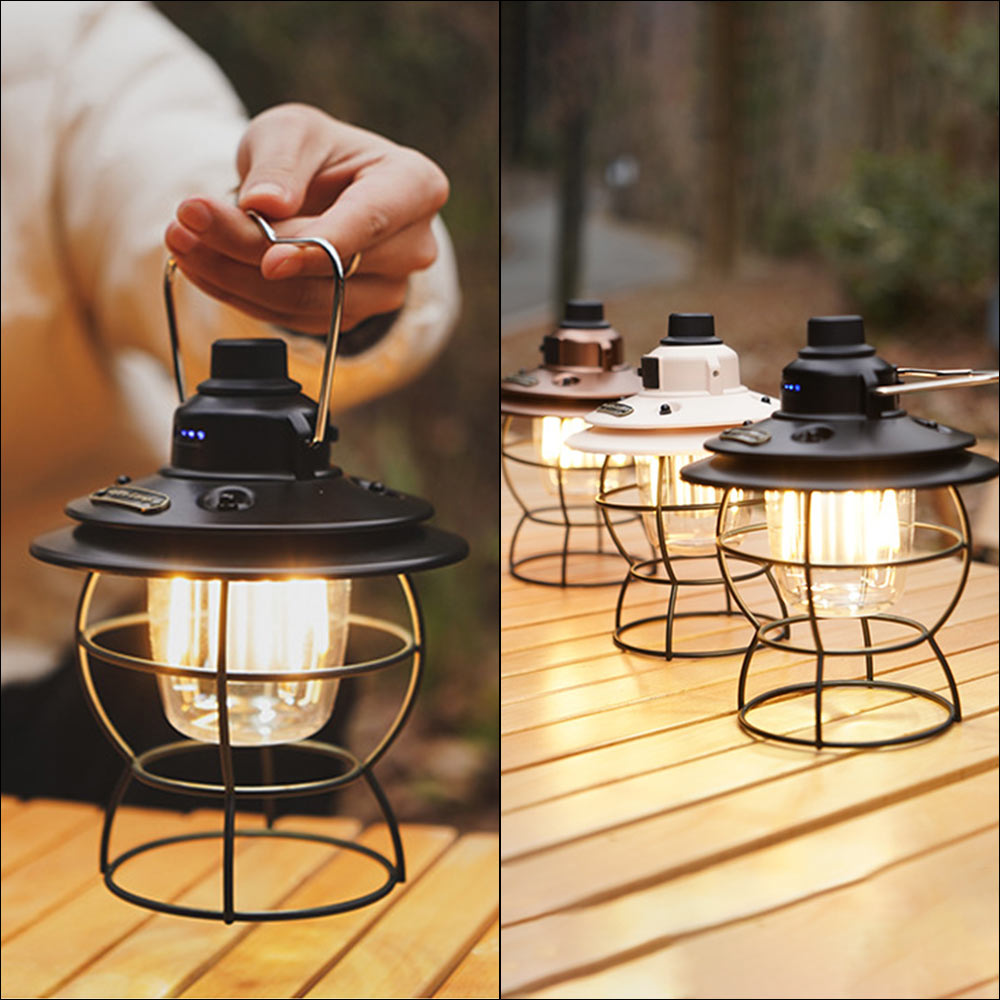 Retro Camping Lantern Details 7