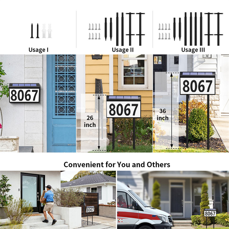 Solar Address Sign Main Display