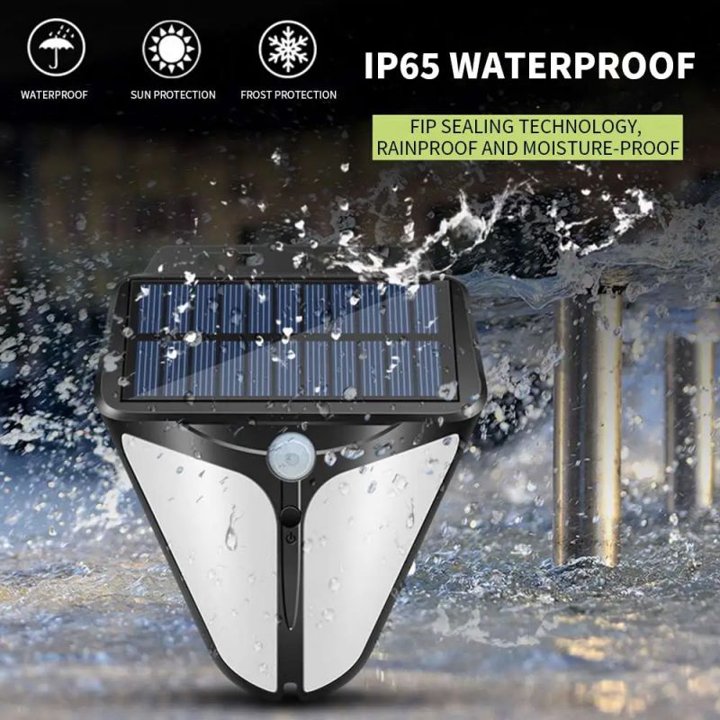 China 38LED Solar Wall Lamp 3Modes Waterproof Outdoor Solar Garden Light with Motion Sensor Manufacturer, Factory