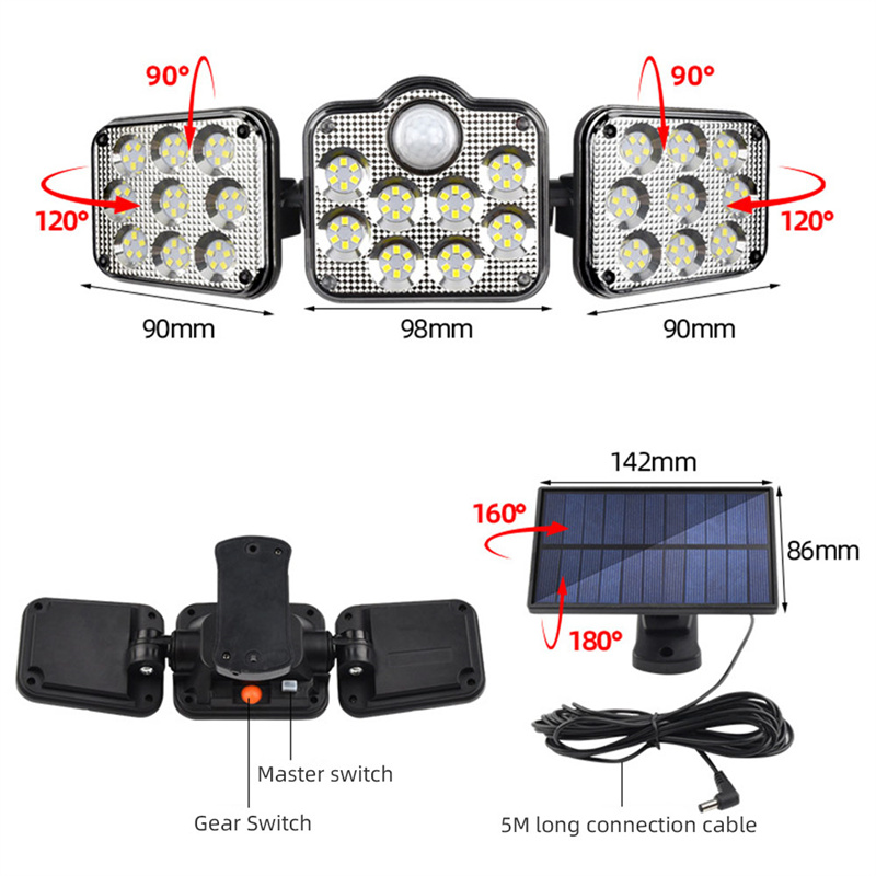 Solar Motion Sensor Light Display 10