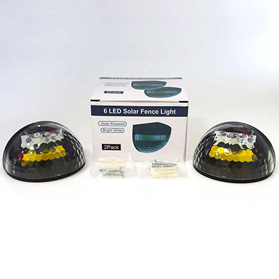 RGB Solar Fence Light Feature 8